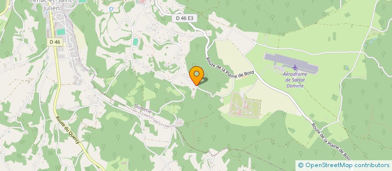 localisation de l'entreprise LA FEUILLARDIERE LABRUNIE  DOMME