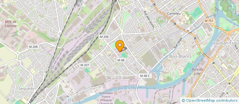 localisation de l'entreprise LA FEUILLE à LILLE