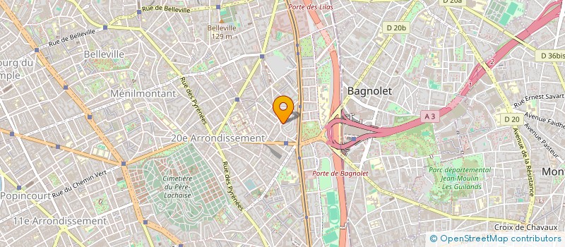 localisation de l'entreprise LA FEUILLE  PARIS