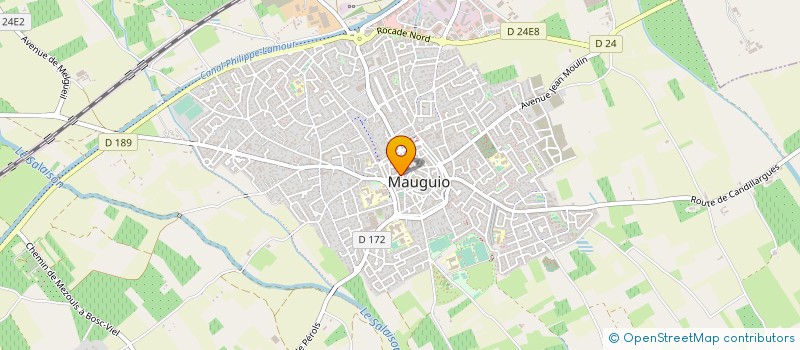 localisation de l'entreprise LA FEUILLE D'OR à MAUGUIO