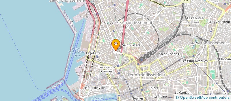 localisation de l'entreprise LA FEUILLE D'OR à MARSEILLE
