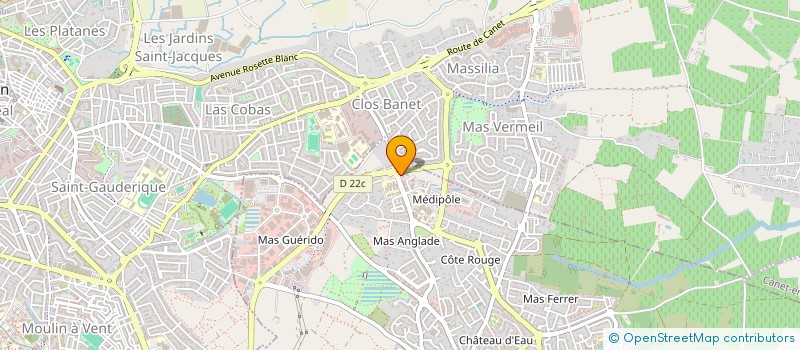 localisation de l'entreprise LA FEUILLE DU BOUCHER 2.0  CABESTANY