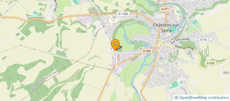 localisation de l'entreprise LA FEUILLEE  CHATILLON-SUR-SEINE