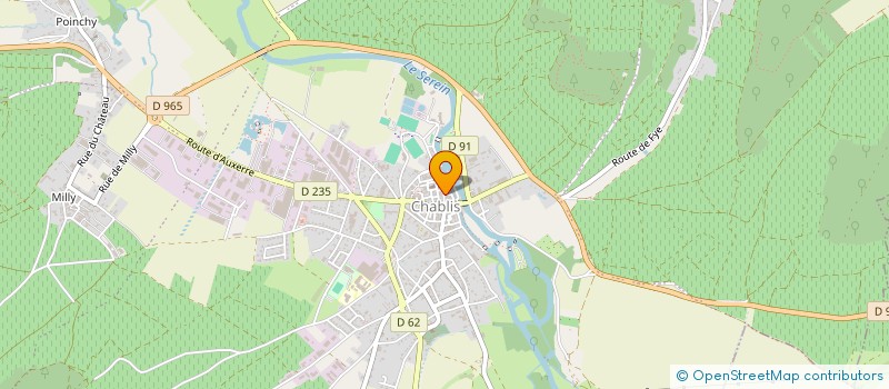 localisation de l'entreprise LA FEUILLETTE 132 à CHABLIS