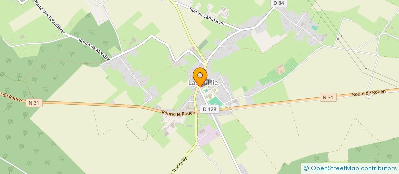 localisation de l'entreprise LA FEUILLIE CYCLISTE  LA FEUILLIE