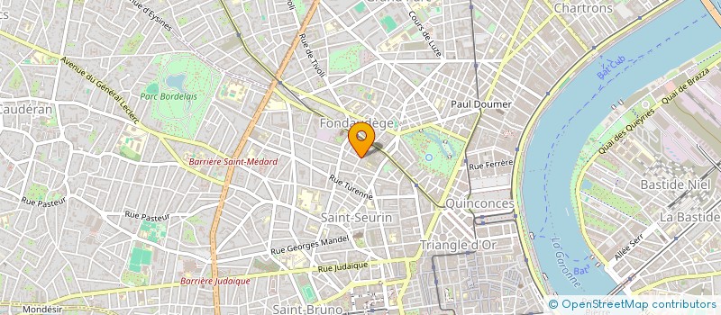 localisation de l'entreprise LA FEVERIE  CANEJAN