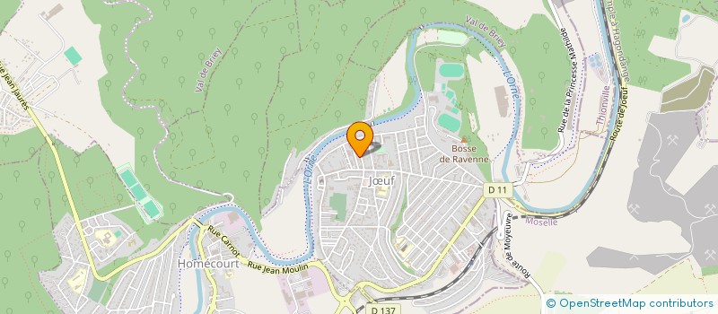 localisation de l'entreprise LA FIAMMA  MOUTIERS