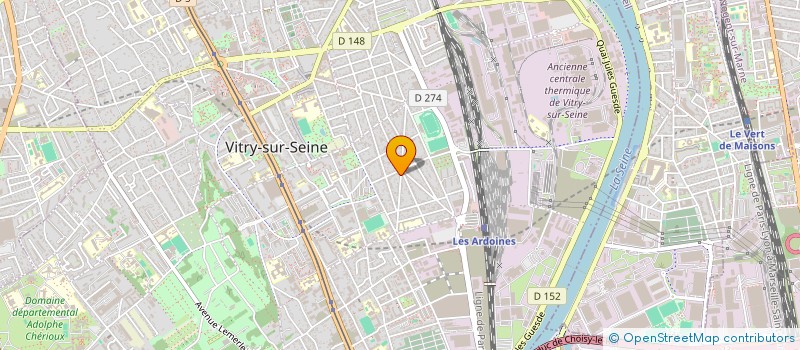 localisation de l'entreprise LA FIAMMA à VITRY-SUR-SEINE