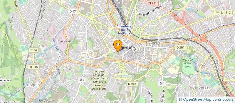 localisation de l'entreprise LA FIANCEE DU PIRATE  CHAMBERY