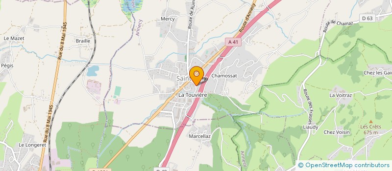 localisation de l'entreprise LA FIBRE SAVOYARDE  SAINT-FELIX