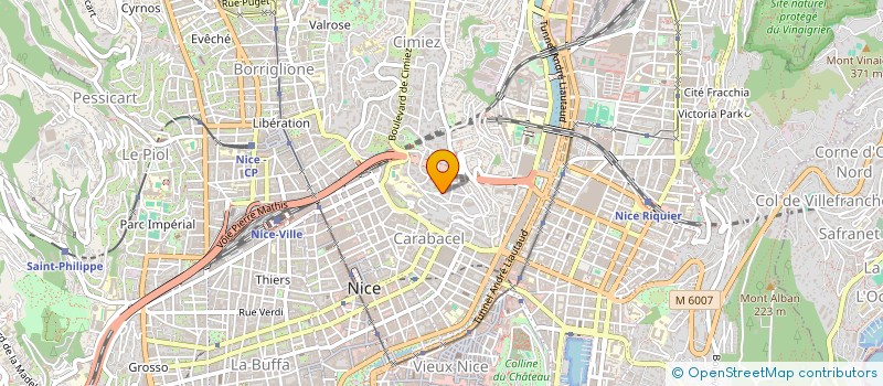 localisation de l'entreprise LA FICANAS D'INVESTISSEMENT à NICE
