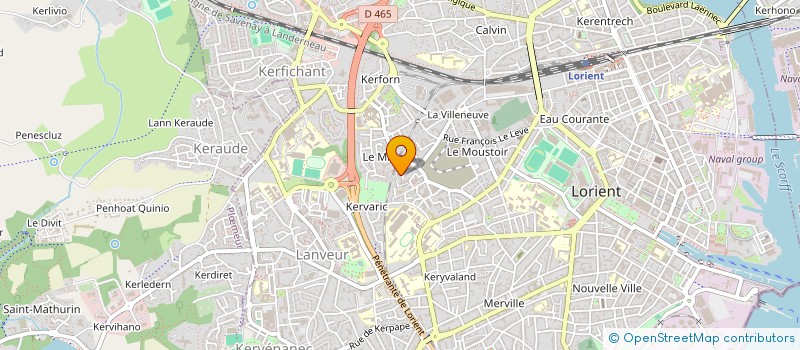 localisation de l'entreprise LA FICELLE  LORIENT