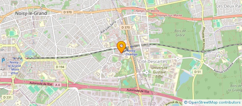 localisation de l'entreprise LA FICELLE  NOISY-LE-GRAND