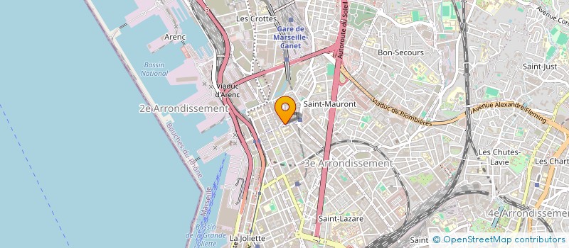 localisation de l'entreprise LA FICELLE DE BOULANGERIE à MARSEILLE