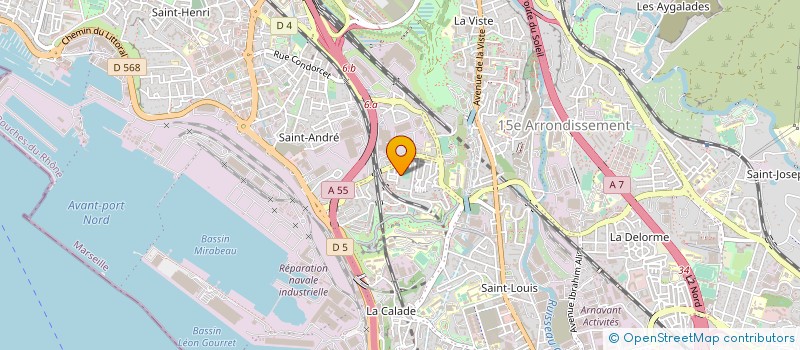 localisation de l'entreprise LA FICELLE DOREE à MARSEILLE