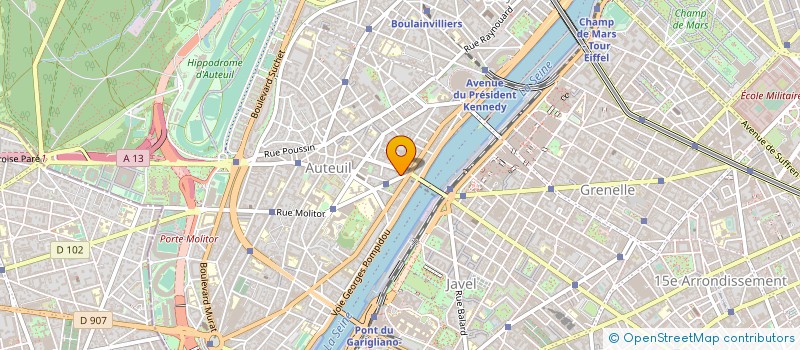 localisation de l'entreprise LA FIDUCIAIRE D'AUTEUIL  PARIS