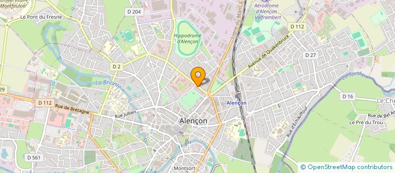 localisation de l'entreprise LA FIDUCIAIRE D'EXPERTISE ET D'AUDIT COMPTABLE à ALENCON