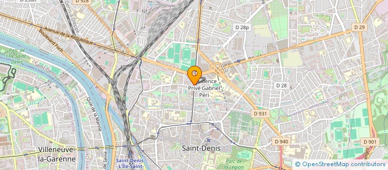 localisation de l'entreprise LA FIDUCIAIRE DIONYSIENNE  SAINT-DENIS