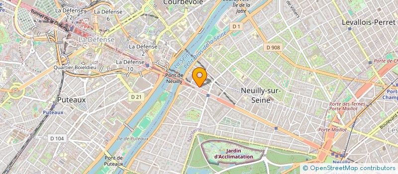 localisation de l'entreprise LA FIDUCIE VELYVELO  NEUILLY-SUR-SEINE