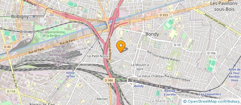 localisation de l'entreprise LA FIDUCIERE EUROPEENNE  BONDY