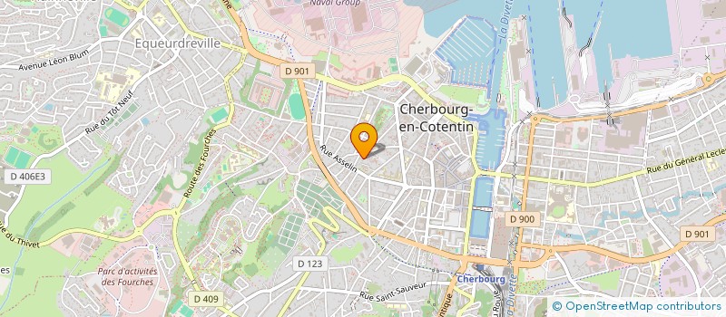 localisation de l'entreprise LA FIEFFE à CHERBOURG-EN-COTENTIN
