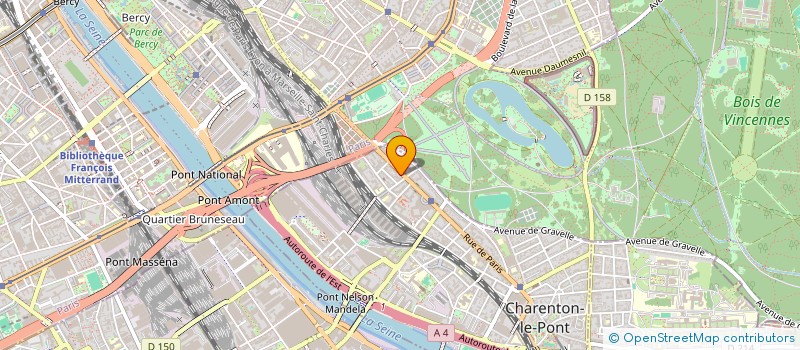 localisation de l'entreprise LA FIERTE 21  CHARENTON-LE-PONT