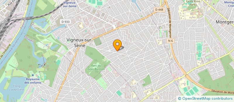 localisation de l'entreprise LA FIESTA à VIGNEUX-SUR-SEINE