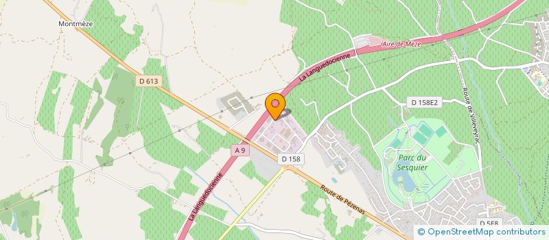 localisation de l'entreprise LA FIESTA à MEZE