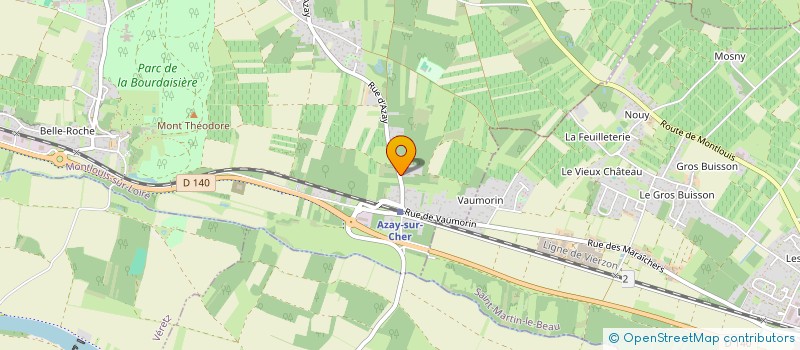 localisation de l'entreprise LA FIESTA  MONTLOUIS-SUR-LOIRE