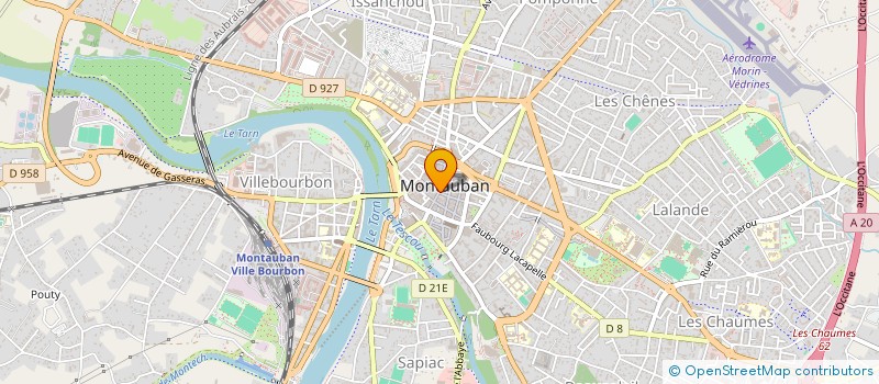 localisation de l'entreprise LA FIEVRE  MONTAUBAN