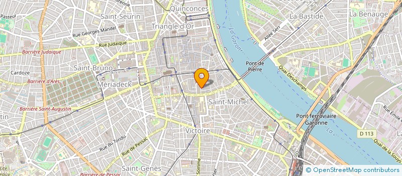 localisation de l'entreprise LA FIEVRE  BORDEAUX