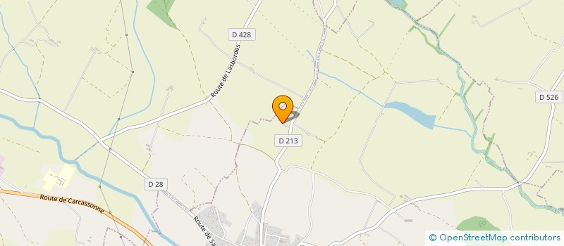 localisation de l'entreprise LA FIEVRE BLEUE  CARCASSONNE