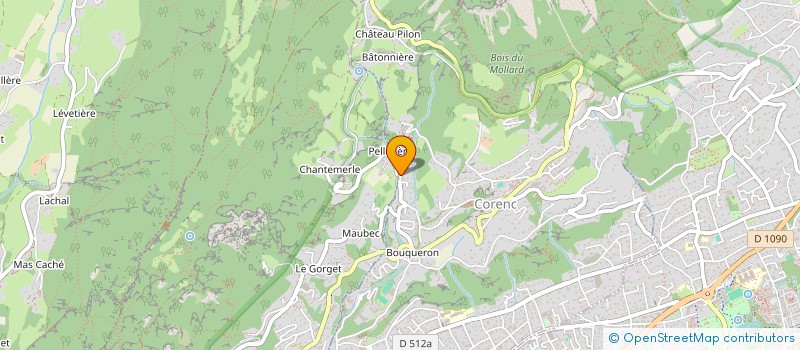 localisation de l'entreprise LA FIGETTE  CORENC