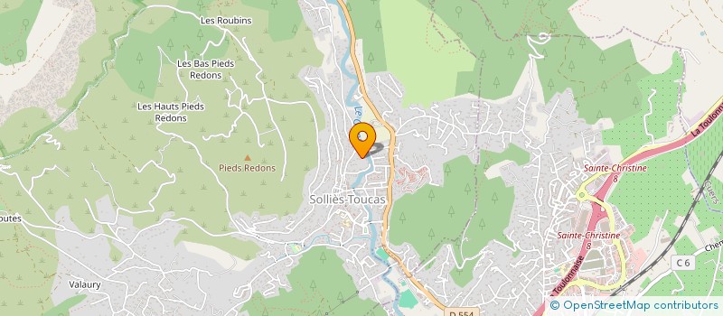 localisation de l'entreprise LA FIGUIERE à SOLLIES-TOUCAS
