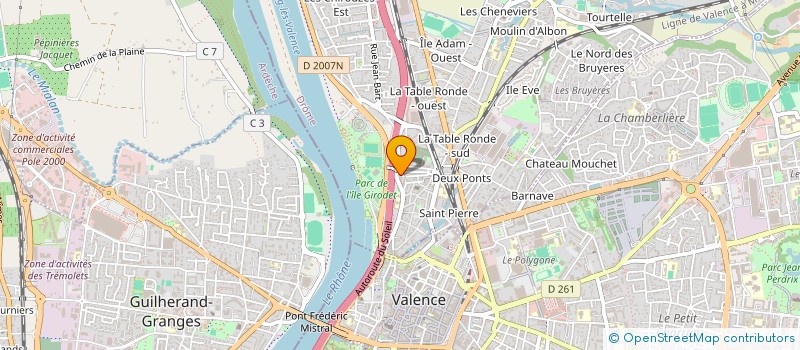 localisation de l'entreprise LA FIGUIGUIENNE  BOURG-LES-VALENCE