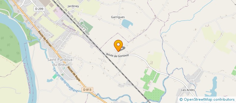 localisation de l'entreprise LA FIKRA  SAINT PARDOUX DU BREUIL