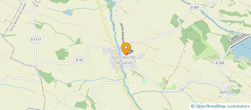 localisation de l'entreprise LA FILATURE à SAINT-MICHEL-DE-LANES