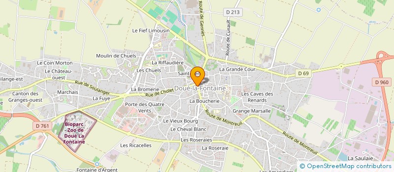 localisation de l'entreprise LA FILEUSE à DOUE-EN-ANJOU