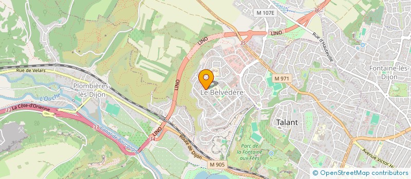 localisation de l'entreprise LA FILIALE à TALANT