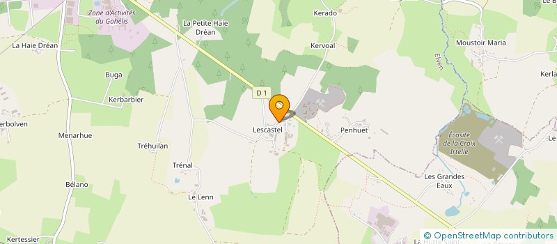 localisation de l'entreprise LA FILIERE LOCALE BIO 56 à LORIENT
