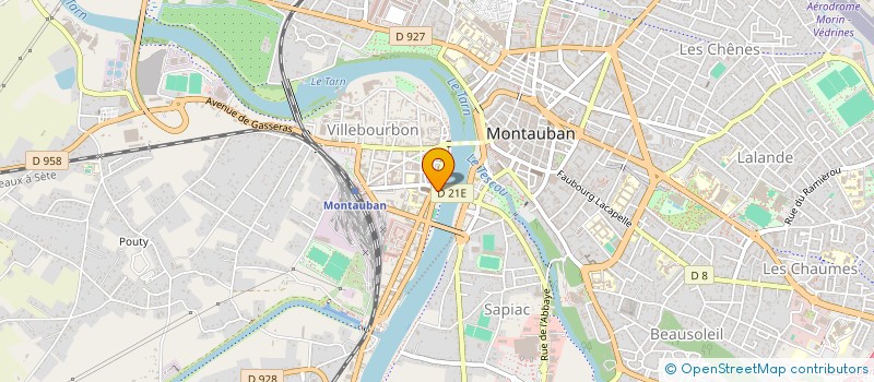 localisation de l'entreprise LA FILLE DE JADE  MONTAUBAN