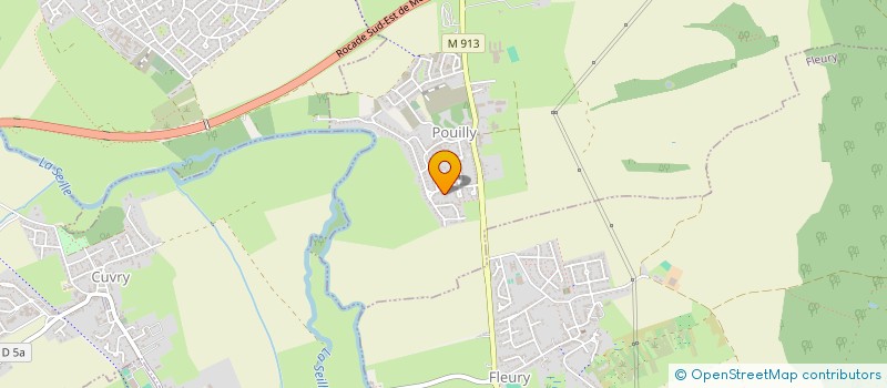 localisation de l'entreprise LA FILLE DU MEUNIER  POUILLY