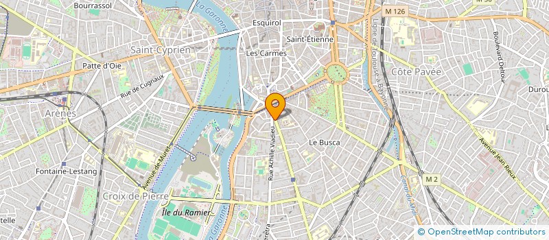 localisation de l'entreprise LA FILLE EN BULLE à TOULOUSE