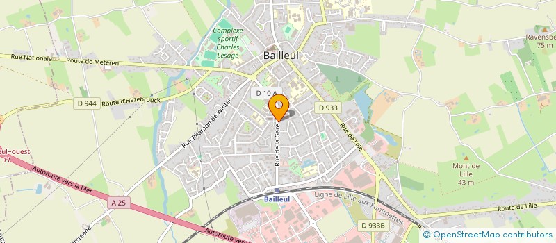 localisation de l'entreprise LA FILLE EN TROP à BAILLEUL