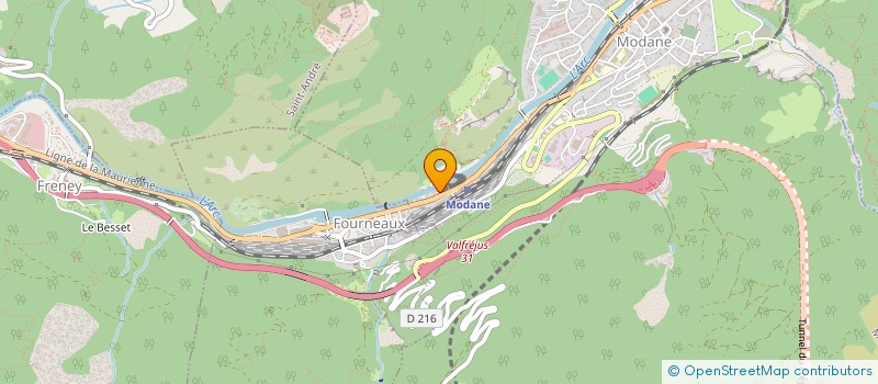 localisation de l'entreprise LA FILOCHE à MODANE