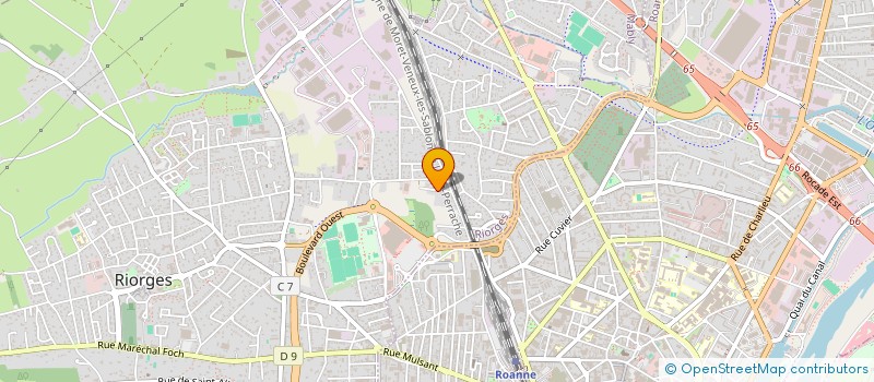 localisation de l'entreprise LA FILOUTRIE à RIORGES