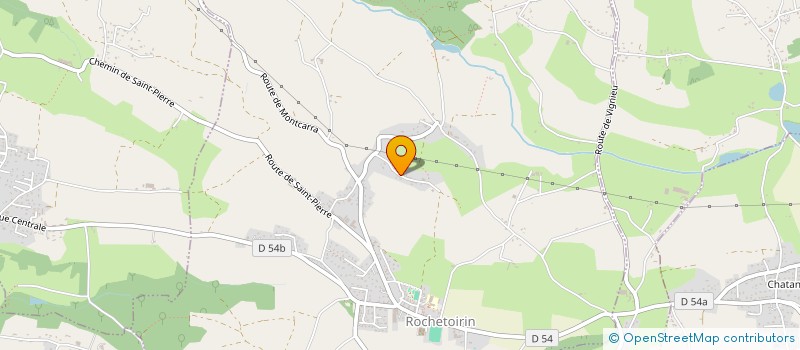 localisation de l'entreprise LA FINANCE  ROCHETOIRIN