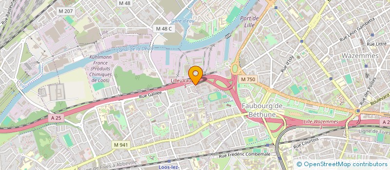 localisation de l'entreprise LA FINANCIAL à LILLE