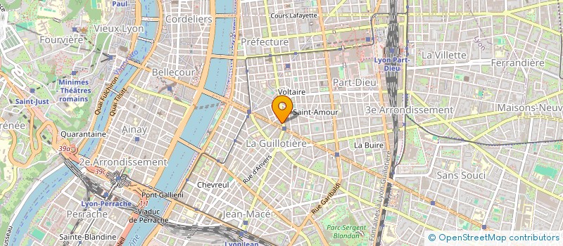 localisation de l'entreprise LA FINANCIERE BAUDRY à LYON