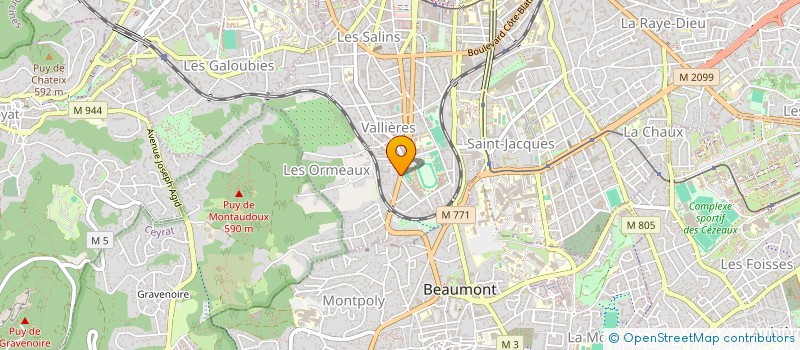 localisation de l'entreprise LA FINANCIERE CY  CLERMONT-FERRAND